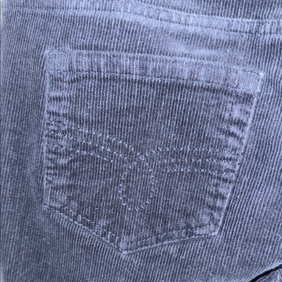 Reitmans Cords Blue Corduroy Flare preferred Fit Pants Stretch Women’s Size 7 - Picture 5 of 14